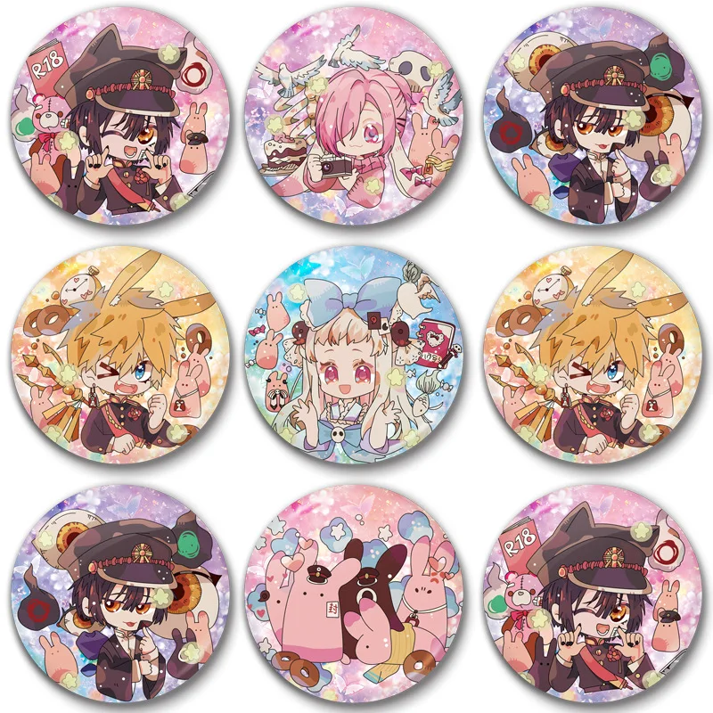 Япония Аниме унитаз-связанные Hanako-kun персональные значки Kawaii Pin орнамент Yugi Amane