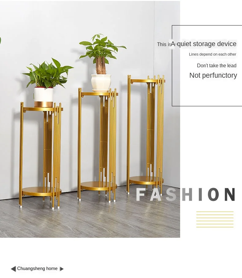 Рамка с цветами в скандинавском стиле простой золотистый кованый железный пол