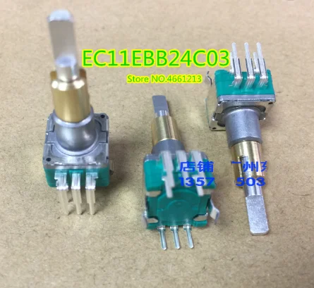Двойной двойной кодировщик EC11EBB24C03 с переключателем 30 позиционирование номер 15