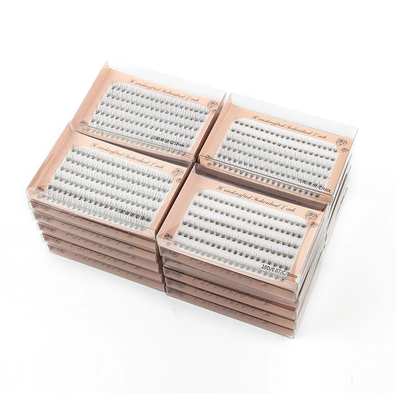 Description Picture 3 of itemNew 10/20/30D Individual Lashes C Curl Russian Volume Lash 120 Clusters Grafting False Eyelashes Makeup Volume Eyelash Extension