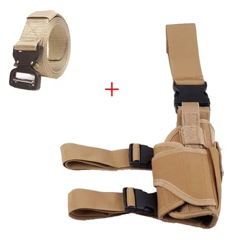 

Tactical Leg Holster Army Airsoft Shooting Hunting Pistol Gun Carry Nylon Pouch Belt Holster For All Size Gun Military Equipment