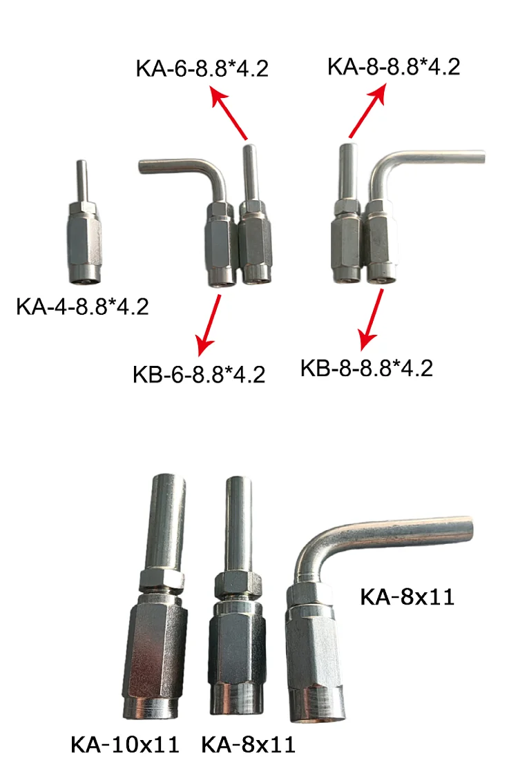 conector da tubulação do óleo do parafuso prisioneiro da mangueira da lubrificação de ka kb da lubrificação para sistema centralizado da