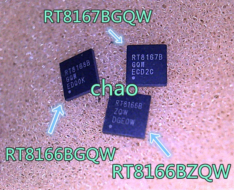 5 шт./лот RT8166BZQW RT8166B QFN RT8168BGQW RT8168B