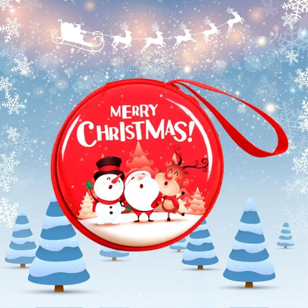

Practical Lovely Christmas Candy Box Bag Gifts Holders New Year Money Coin Earphone Snack Supplies Packaging Box