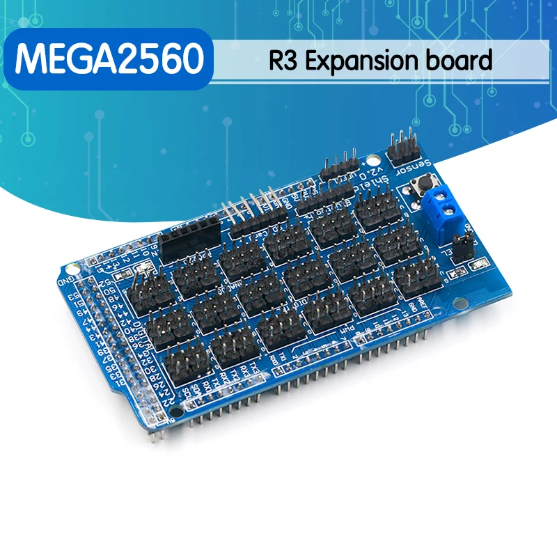 Для Arduino датчик MEGA Shield V1.0 V2.0 специальная Плата расширения 2560 Sup IIC Bluetooth SD Robot Parts DIY |