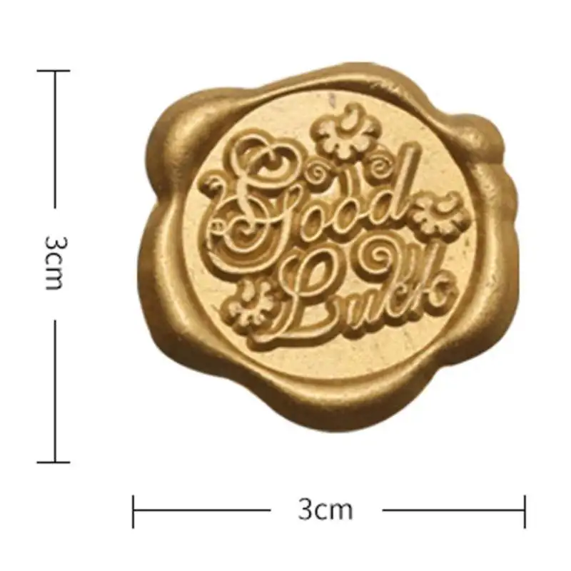 

(3*3CM)Envelope Wax Seal Stamp Snail Mails Sealing Wax Stickers Decoration For Invitations Cards