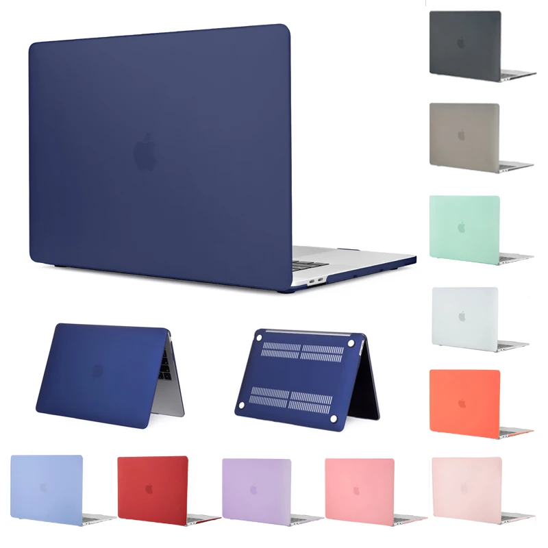 Matte Laptop Case For Apple Macbook Air Pro 13 15 16 Retina M1 Chip 2020 2021 Touch Bar Id Hard