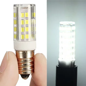 

E14 No Flicker Replace Halogen AC220V 5W Home Decoration Ceramics Indoor Living Room 51LED Super Bright Corn Light