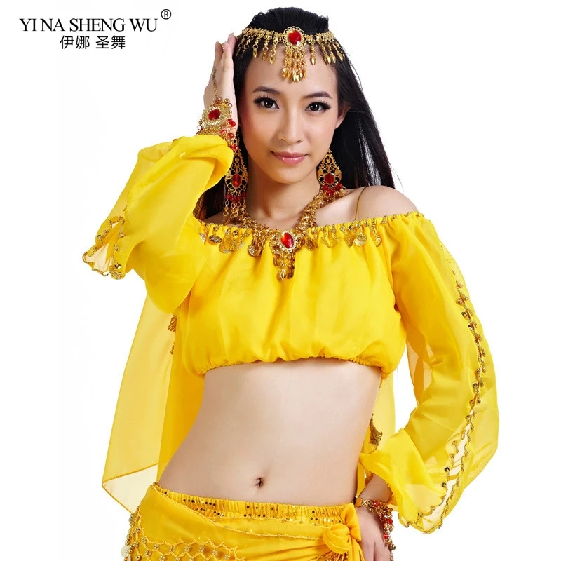 yellow dance top