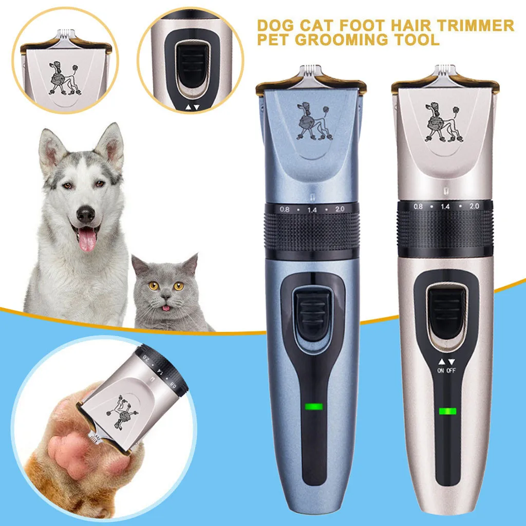Professional Pet Dog Electric Hair Mini Paw Pads Clippers Shaver Clipper For Home Use Products 