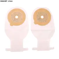 10Pcs Colostomy Bags 15-65mm Stoma Pouch Bags One-piece Open Ostomy Bags Skin Color No Need Clip Translucent Colostomy Bag 2