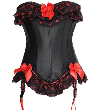 

Europe and America Palace Corset Lace Bow Garter Sexy Fitness Underwear Corset