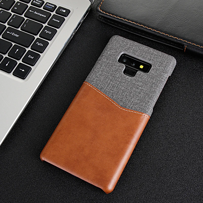 Чехол для samsung Galaxy Note 10 Plus, роскошный классический тканевый чехол из искусственной кожи для samsung Note 10 Plus Note 10 Note 9 8, чехол