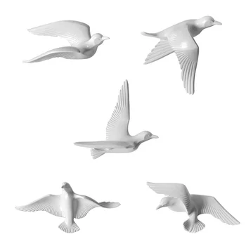 

Creative Resin Seagull Shaped Bedroom TV Background Wall Decorations