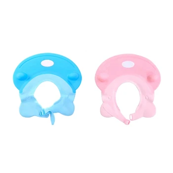 

Novelty Lovely Adjustable Baby Shampoo Cap Toddler Kids Shampoo Bathing Shower Cap Wash Hair Visor Caps For Baby Care