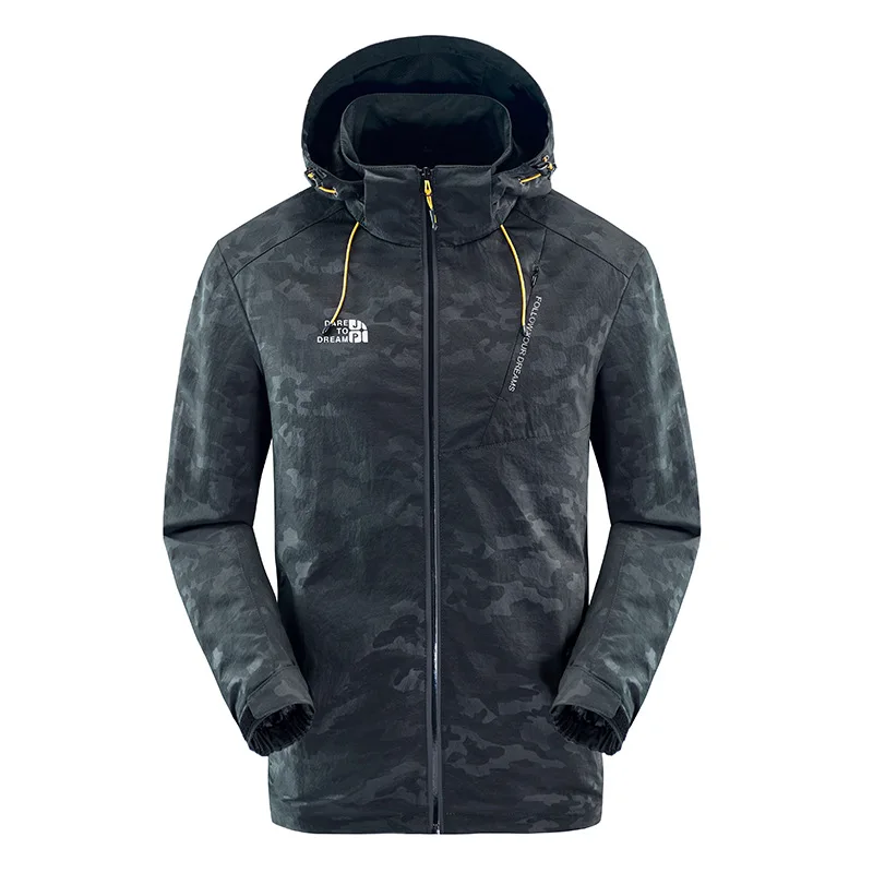

2020 New Autumn Jackets for Men Camouflage Sport Ourdoor Jackets Breathable Waterproof Windbreakers Male Jackets with Hood M-4XL