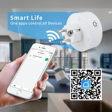 

Tuya WiFi Smart Plug 10A EU US Adaptor Wireless Remote Voice Control Power Energy Monitor Timer Socket For Alexa Google Home