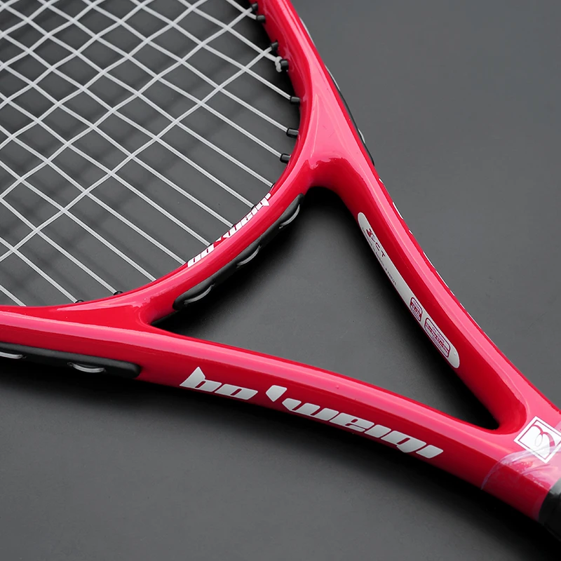 Ultra Light Training Aluminum Alloy Carbon Tennis String Racket Adult Padel Professional Racquet Bag Women Men Coach Recommended