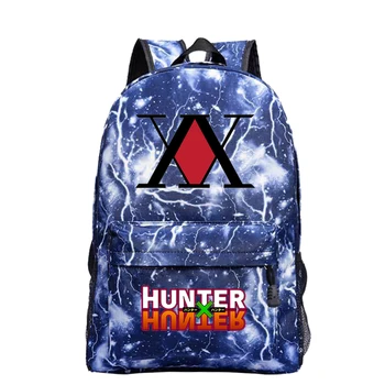 

HUNTER X HUNTER Backpack Kids Bookbag Japanese Anime Bagpack Laptop Back Pack Men Women School Bags for Girls Plecak Pink Bag