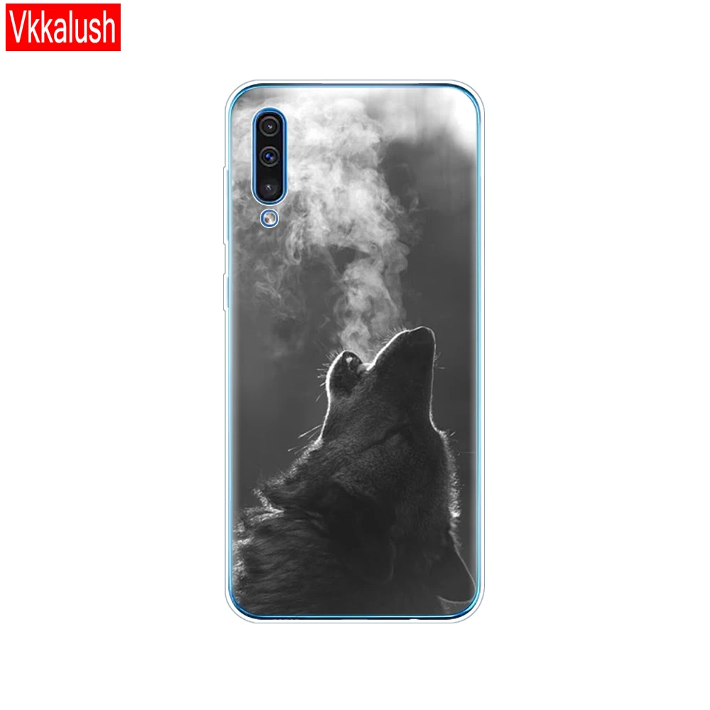 80146 Для samsung Galaxy A30S силиконовый прозрачный Футляр задняя крышка чехол для телефона samsung A30 A307 A307F SM-A307F мягкий чехол 6,4 cat - Цвет: 80146