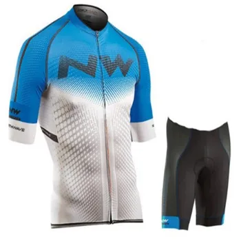 

2020 NW the latest in bike clothes quick-drying jersey for men bike suit shirt team gel bike shorts set