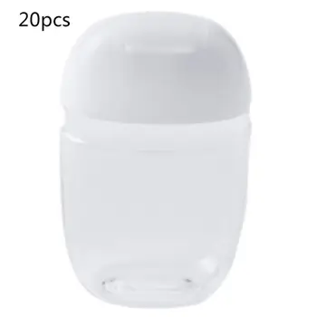 

30ml Clear Empty Bottles with Flip Top Cap Refillable Hand Sanitizer Containers