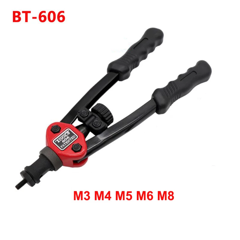 LAMEZIA Rivet Nut Guns Renovation Team Professional Heavy Hand Riveters Tool DIY Home Riveting Adapter