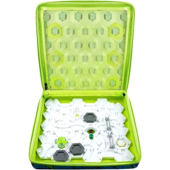 

Storage Organizer Case Compatible for Gravitrax Marble Run and Stem Toy, Starter-Set, Accessories, Expansion Sets - Psychedelic