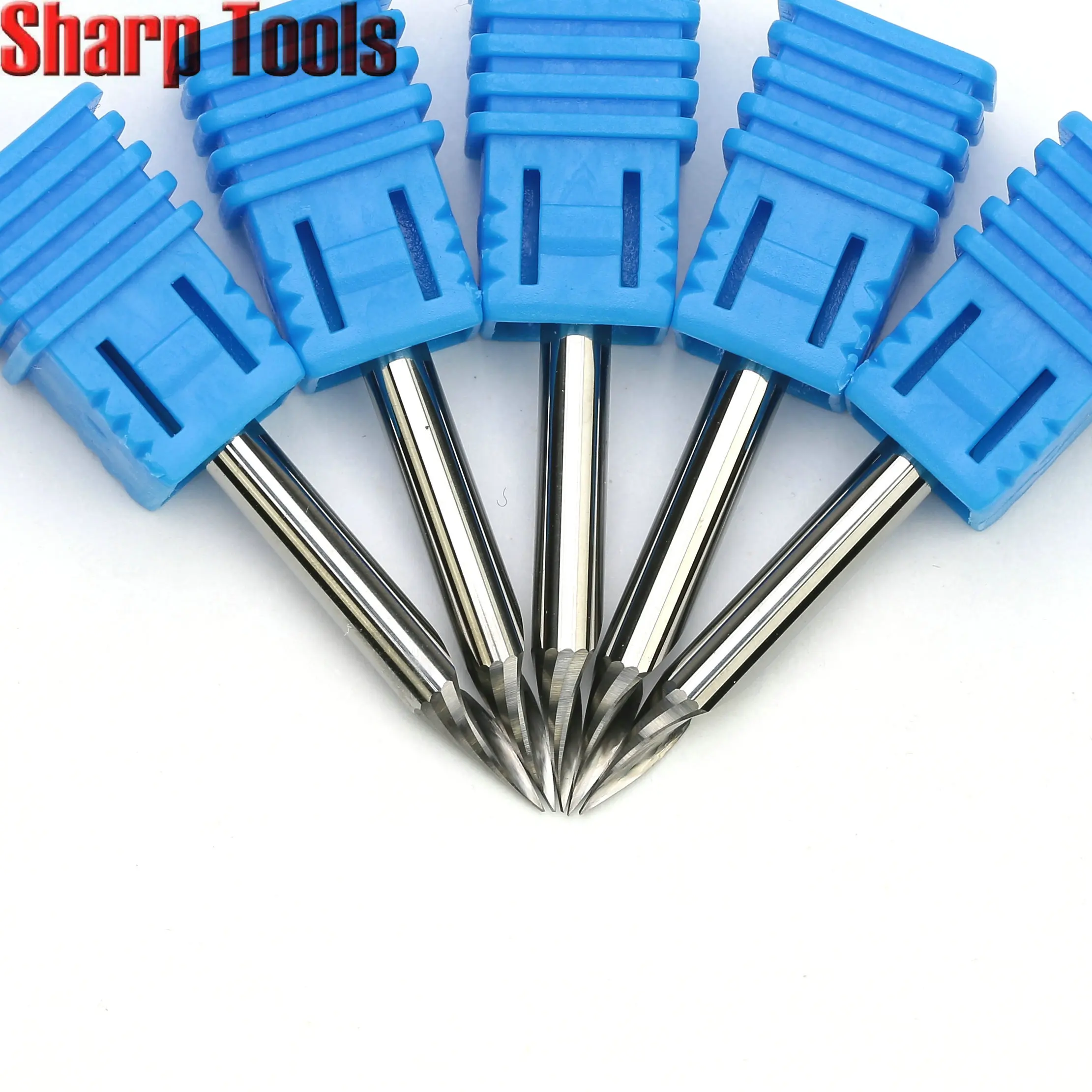 Engraving Cutters Wood Carving Bits Details about   5pcs 6*42MM Single Flute CNC Milling Tools