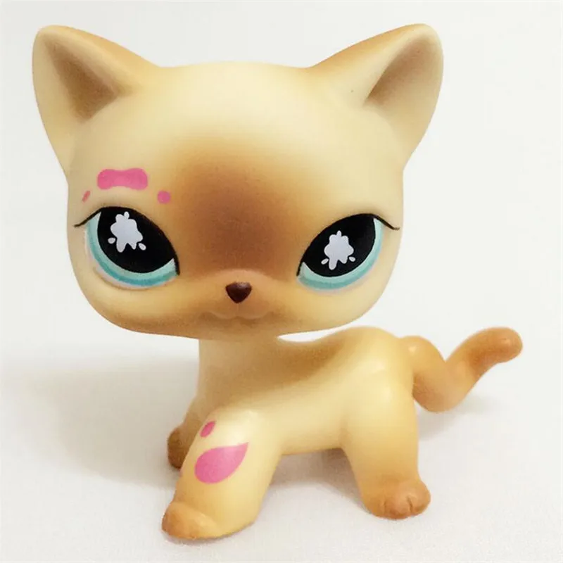 30 Редкие игрушки для домашних животных lps, стоящая короткая шерсть, кошка, котенок, щенок хаски, собака, лиса, маленькая коллекция животных - Цвет: 30