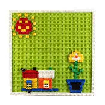 

Building blocks to build the bottom plate large block wall toys children's kindergarten early education center hands-on puzzle