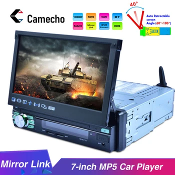 

Camecho 1Din Android 7' Car Radio GPS Navigation MP5 Multimedia Player Bluetooth Touch Screen Autoradio Mirror Link Audio Stereo