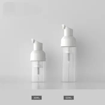 

30ml 60ml Clear Foam Pump Bottle Spray Bottles Soap Foaming Mousses Liquid Dispensers Household Press Foam Bottle