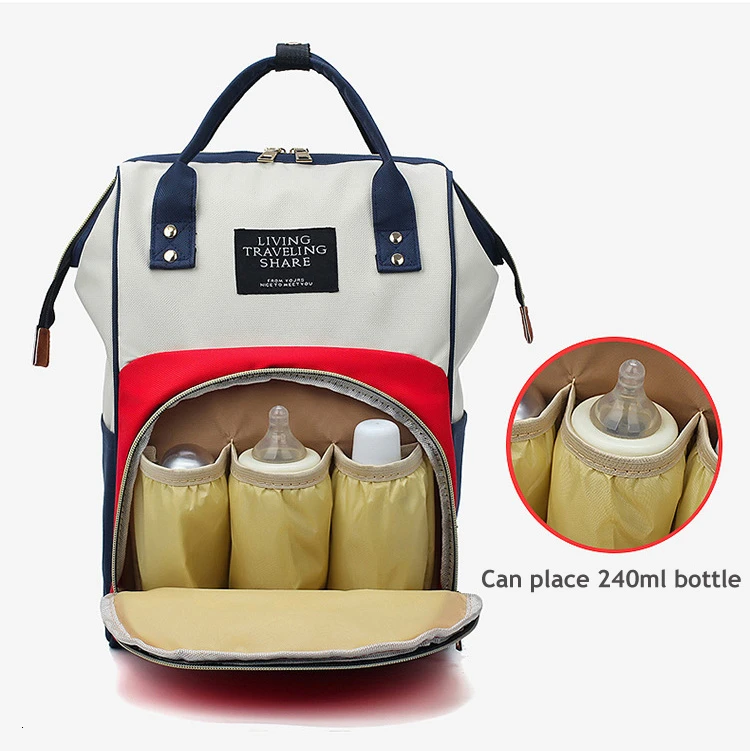 Fashion Mummy Diaper Bag Large Capacity Pregnant Women Travel Shopping Nursing Storage Bag for Baby Care Women's Fashion Bag