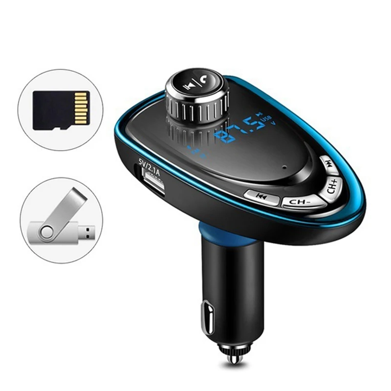 Беспроводной Bluetooth Автомобильный mp3 плеер fm-передатчик AUX аудио приемник TF USB музыкальные плееры двойной USB прикуриватель зарядное устройство
