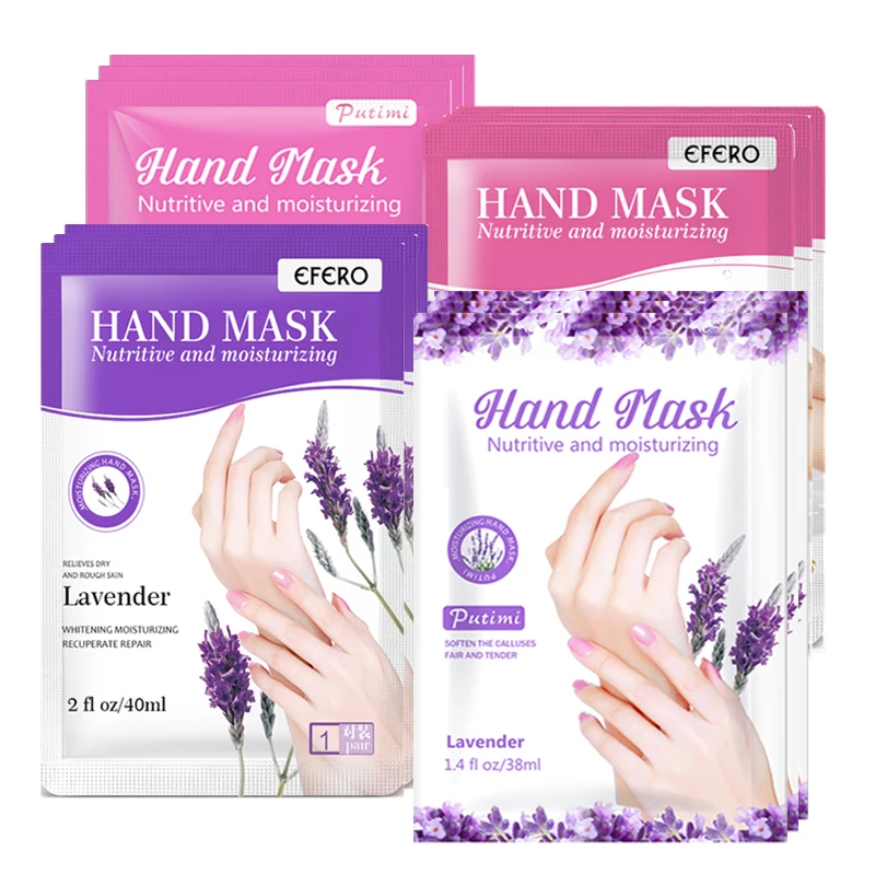 

Hand Mask Exfoliating Mask for Hands Care Paraffin Gloves Peel Moisturizing Whitening Hand Mask Cream Anti Dry Rough Hands