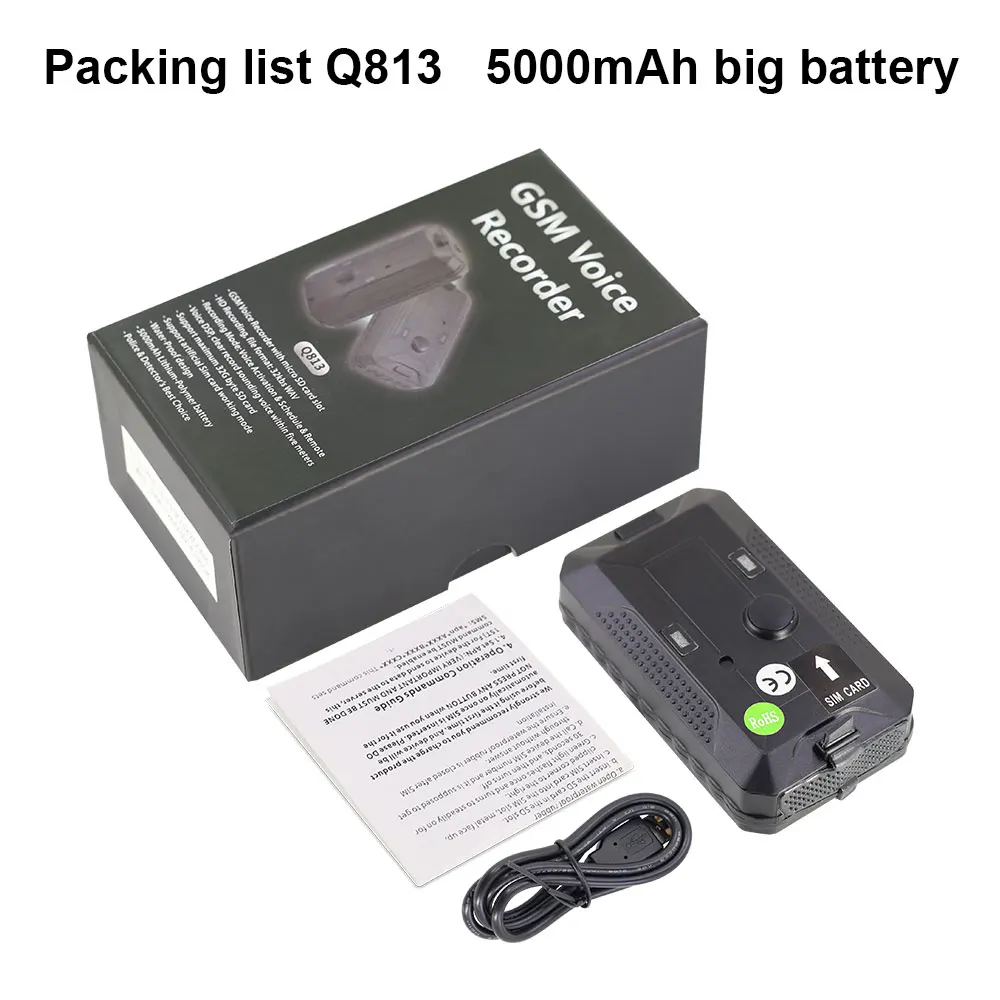 Audio Voice Recorder GSM Recording Magnetic
