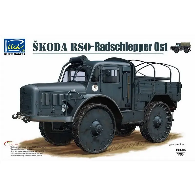 Riich модели RV35005 1/35 Skoda RSO Radschlepper Ost-Scale модельный комплект