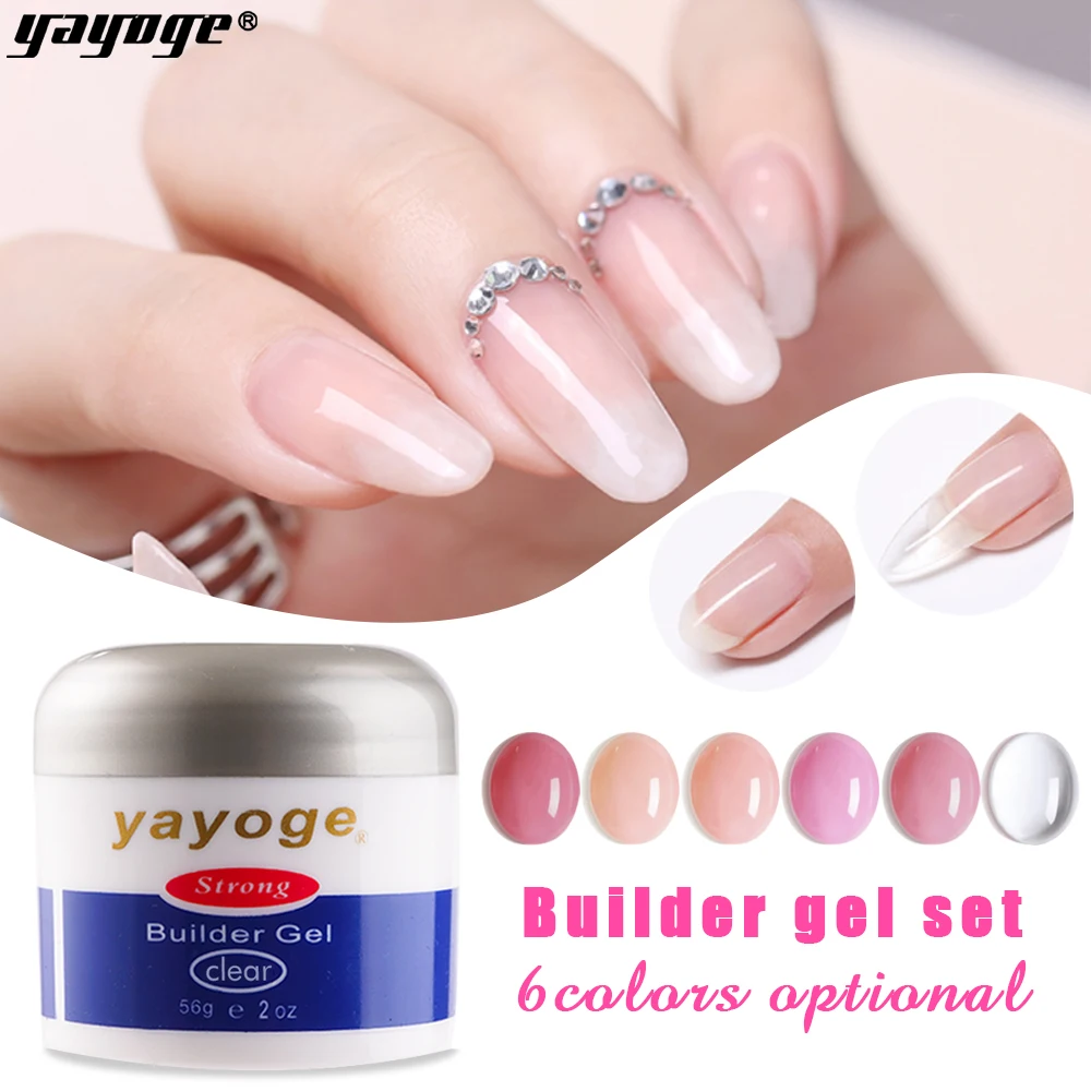 Yayoge Nail Builder Gel In a bottle For Nails Extension HOT Removable Soak off UV Gel Polish Acryli