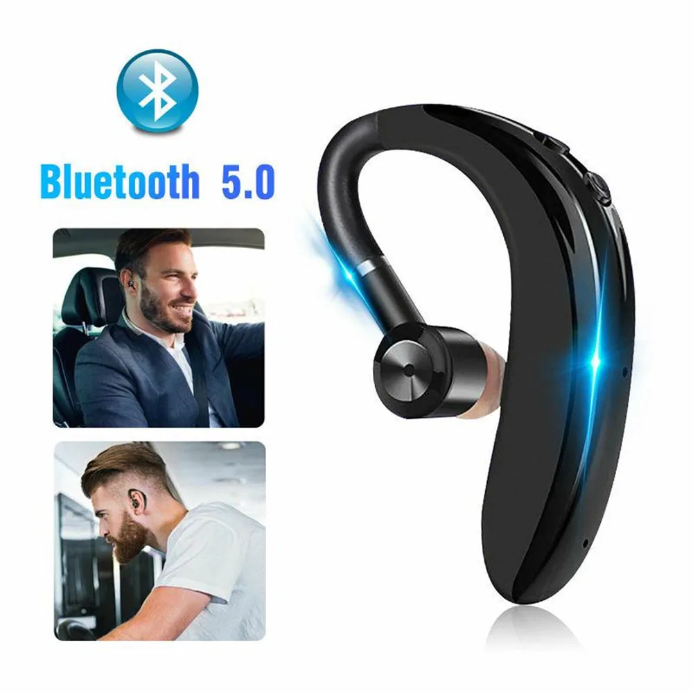 

ong Standby Wireless Bluetooth Earphones Business Sport Noise Cancelling Trucker Headset Earpiece Earbud For Driving Waterproof