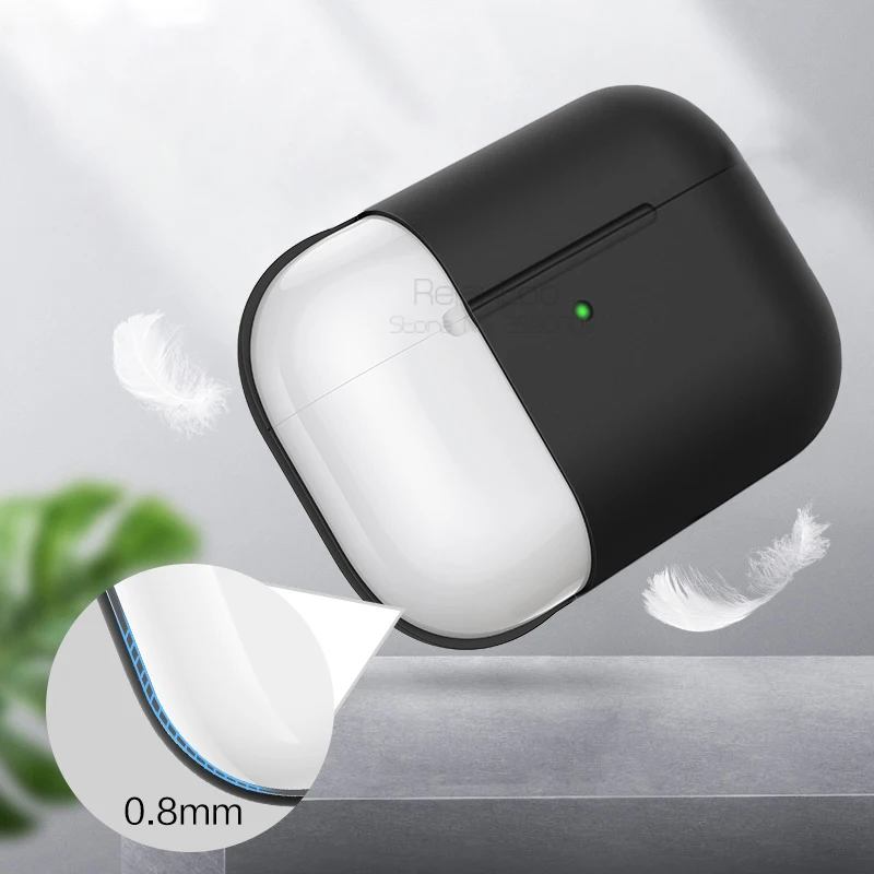 Силиконовый мягкий чехол для Airpods Pro Чехол для Apple Airpods Pro Чехол для беспроводных наушников чехол для Airpod 3 Аксессуары для наушников