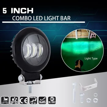 

Aluminum alloy LED Work Lamp 1pc 30W Round Spot Light For Car Motorcycle Off-road
