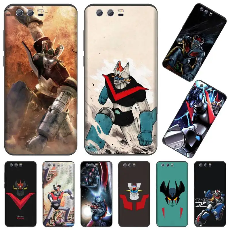 Japan movie Mazinger Z On Black TPU чехол для телефона Huawei Honor view 7a5.45inch 7c5.7inch 8x 8a 8c 9 9x10 20 10i 20i lite pro |