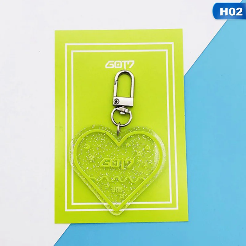 Kpop Heart Shaped Keychains (All groups)