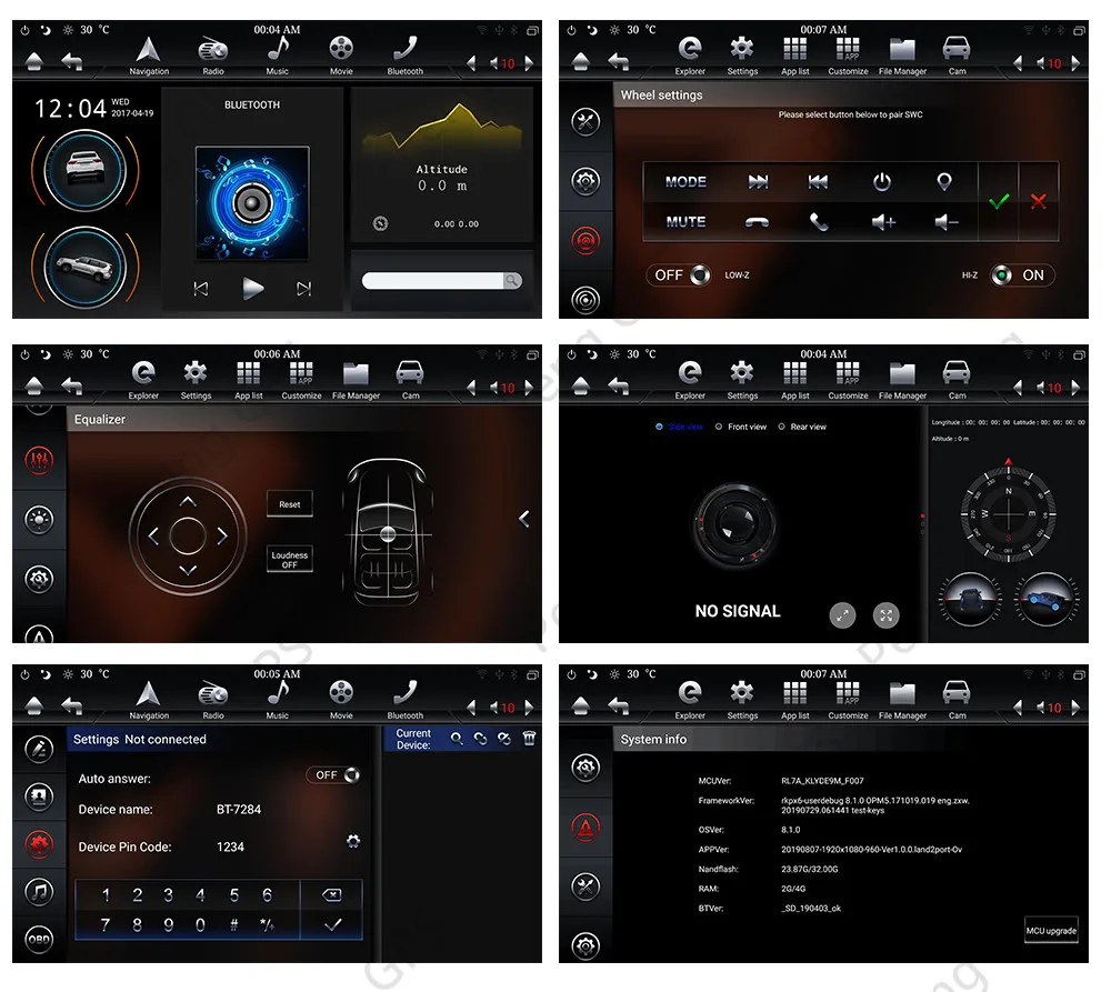 2 Din 12," Tesla Android 8,1 4+ 32GB Универсальное автомобильное радио без dvd-плеера для Ford F-150 Explorer Mustang kuga fiesta gps Navigatio