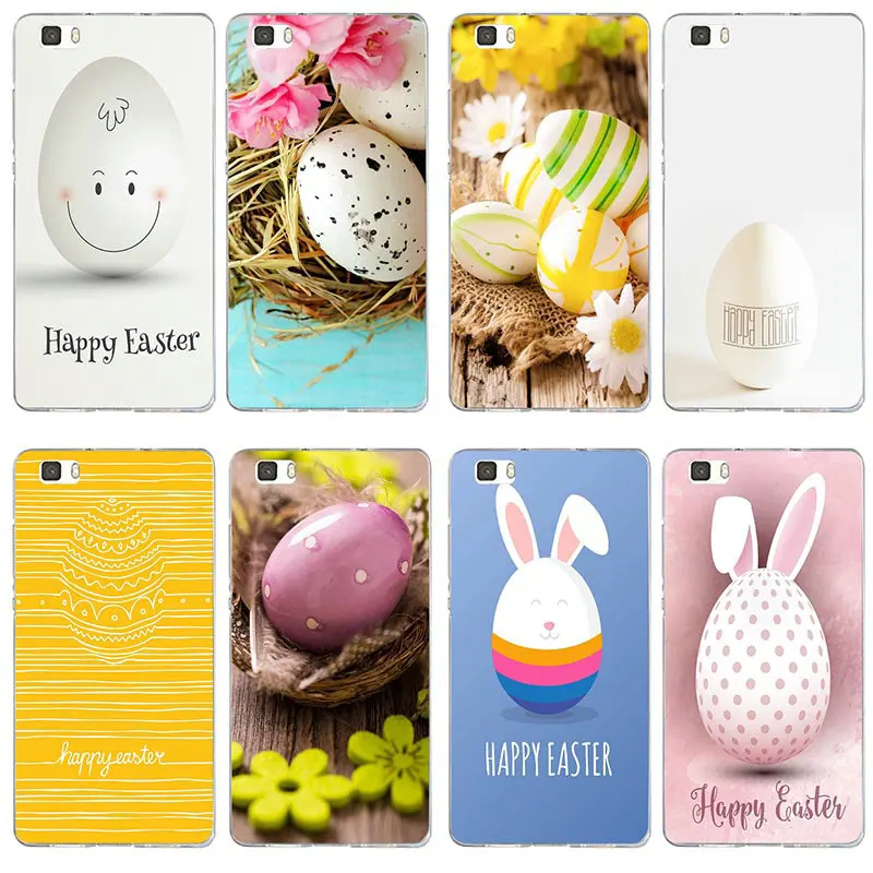 Cases for Huawei Honor 4C 5A 5C 5X 6 6C 7 7A 7C 8 8C 8S 9 10 20 10i 20i V8 V10 Lite Pro Bags Egg Eggshell Painted Easter |