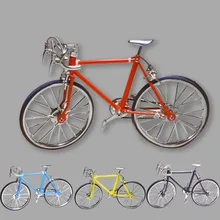 Обучающая игрушка 1/10 из сплава, гоночный велосипед, модель велосипеда, игрушка в подарок, 1:10, мини-велосипед, гаражный набор