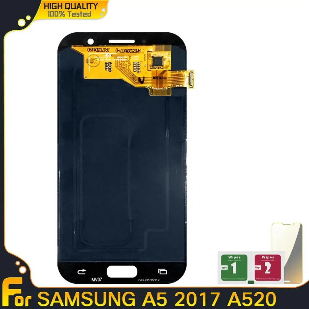 Оригинальный OLED высокого качества ЖК дисплей для Samsung Galaxy A5 2017 A520 A520F/DS телефон