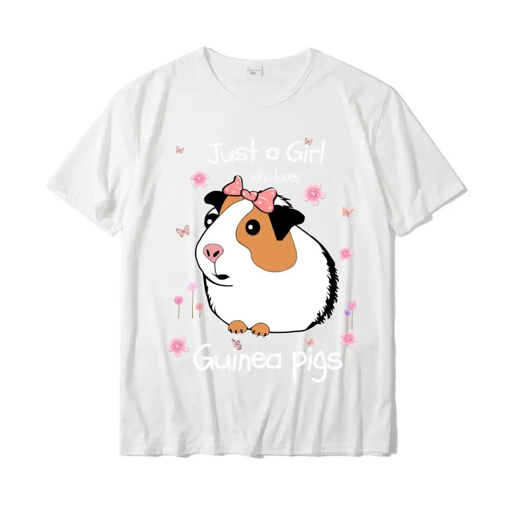  Men T Shirt Gift Casual Tops Shirts All Cotton Round Neck Short Sleeve Funny T-Shirt Fall Wholesale Just a Girl Who Loves Guinea Pigs - Cute Pets Lover Gift Pullover Hoodie__MZ22684 white