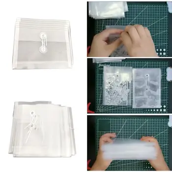 

Transparent File Bag Business Office Data Storage Bag Water Resistant File Portfolio Paper Office Organizer